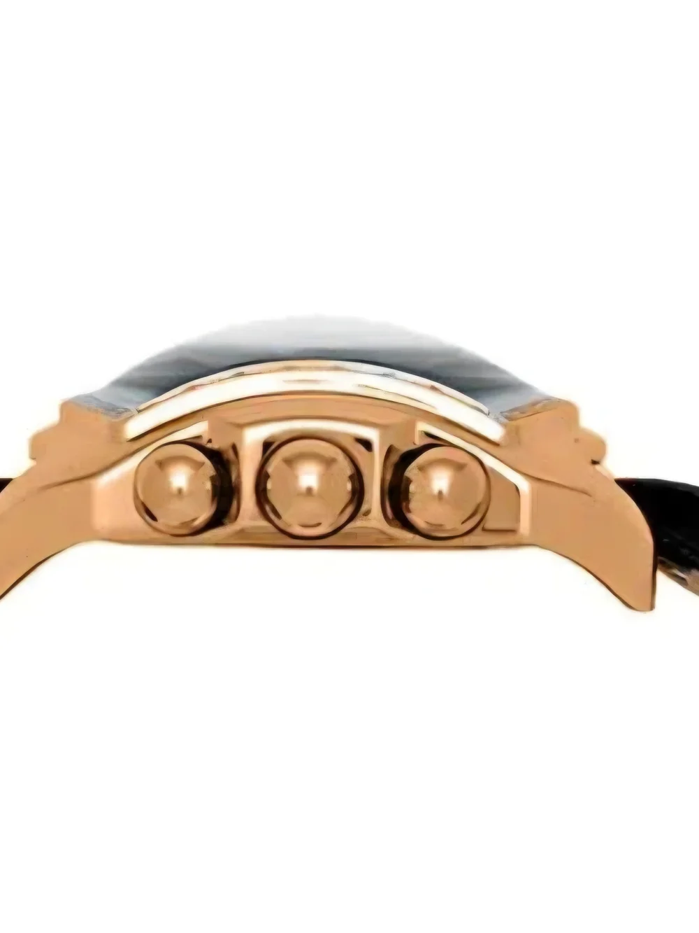 Joe Rodeo King Diamond Watch | Rare Rectangular Bubble face | Rose Gold w BOX